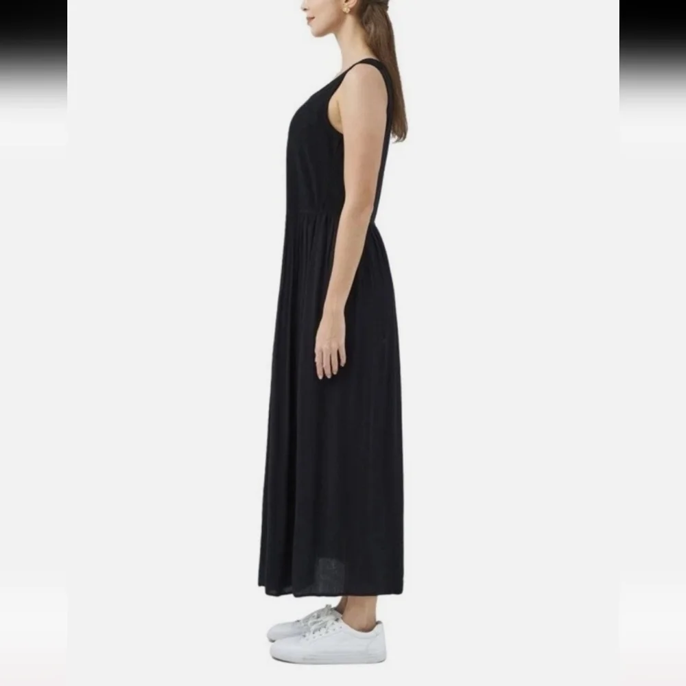 Fry Black Button Down Sleeveless Dress